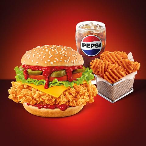 墨西哥魔鬼辣椒雞腿包套餐