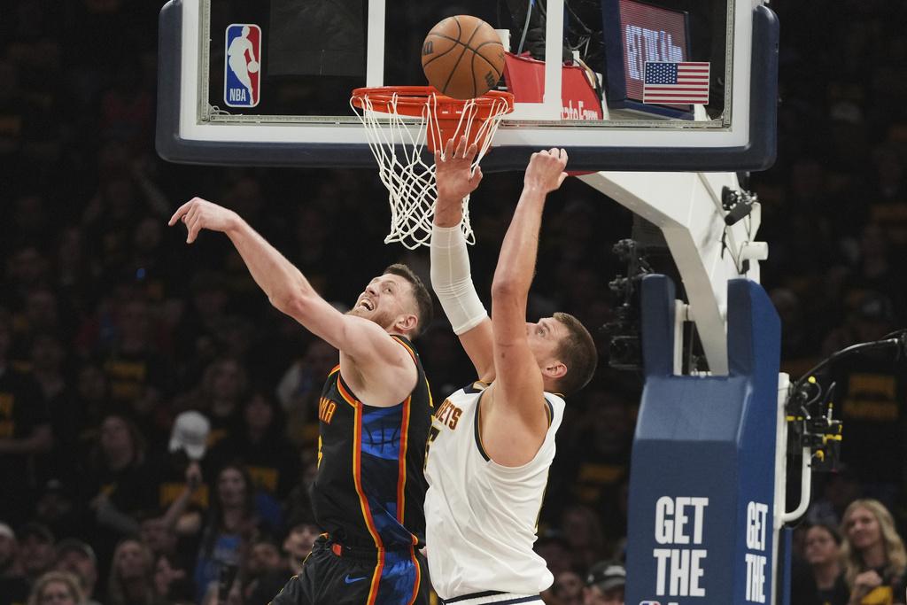 雷霆149:106擊敗金塊。(美聯社)