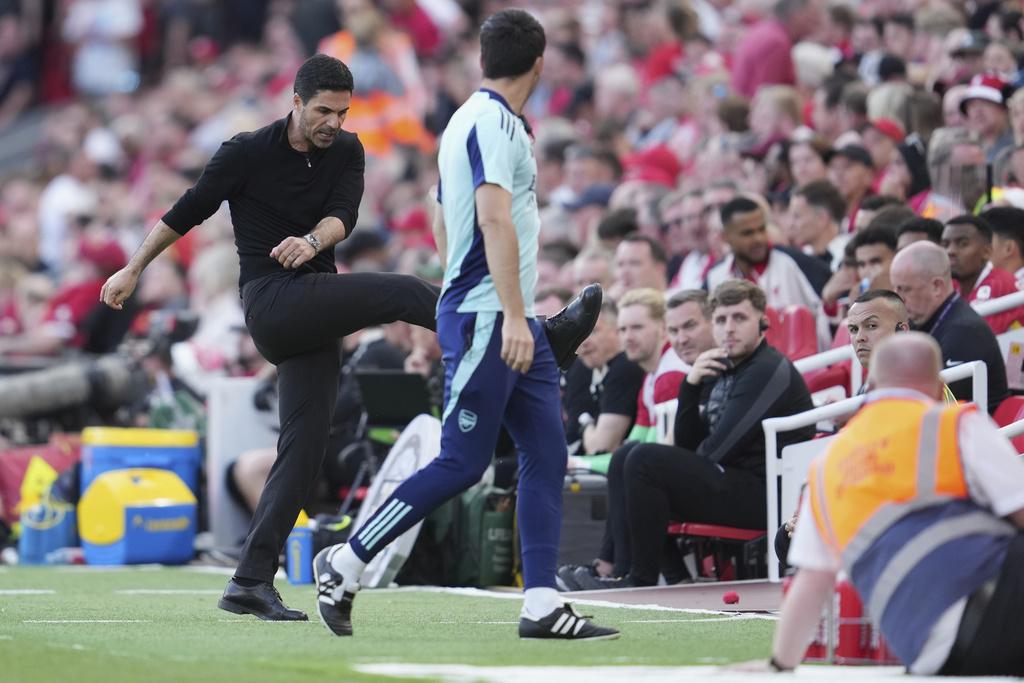 阿仙奴主帥阿迪達「真性情」。(美聯社)