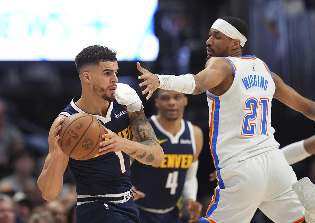 NBA季後賽|米高波特(Michael Porter Jr)7射1中再度失準。(美聯社)