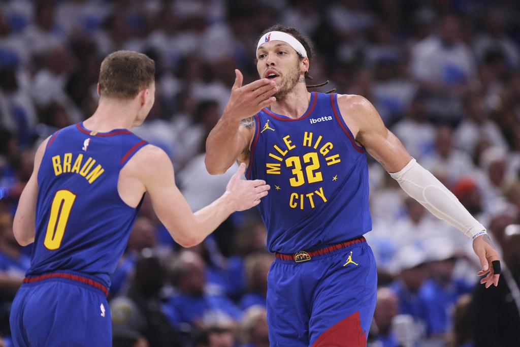 金塊前鋒哥頓否認與韋斯保克不和。(美聯社)