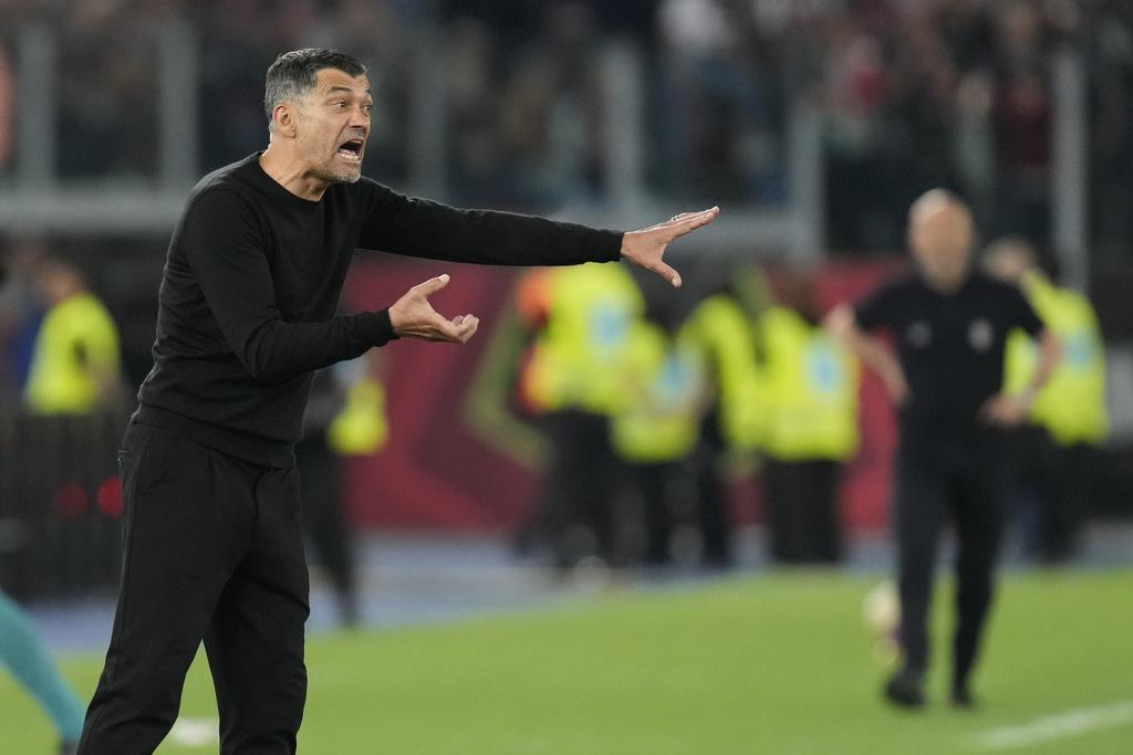 AC米蘭主帥干斯卡奧料季尾離隊。(美聯社)