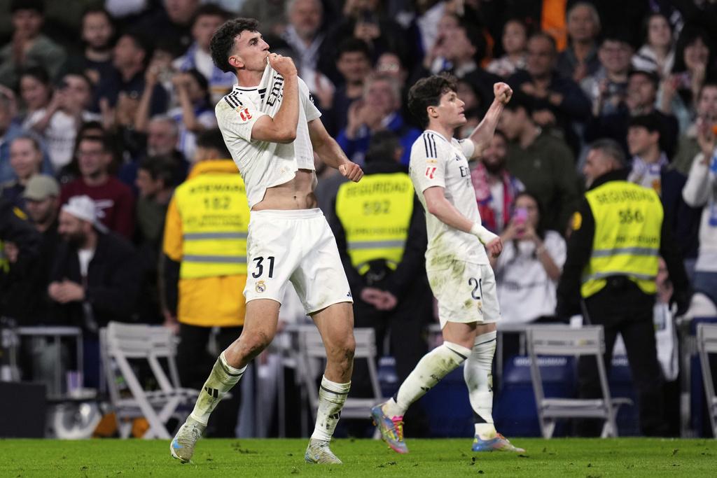 皇馬憑小將拉蒙絕殺,絕殺馬略卡。(美聯社)