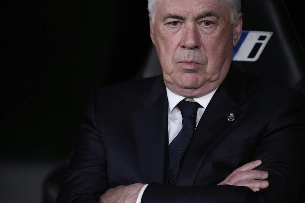 皇馬主帥安察洛堤將在季尾離隊,執教巴西足球隊。(美聯社)