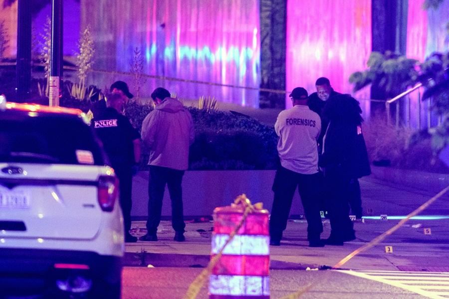 華盛頓槍擊造成兩名以色列大使館職員死亡。(美聯社)