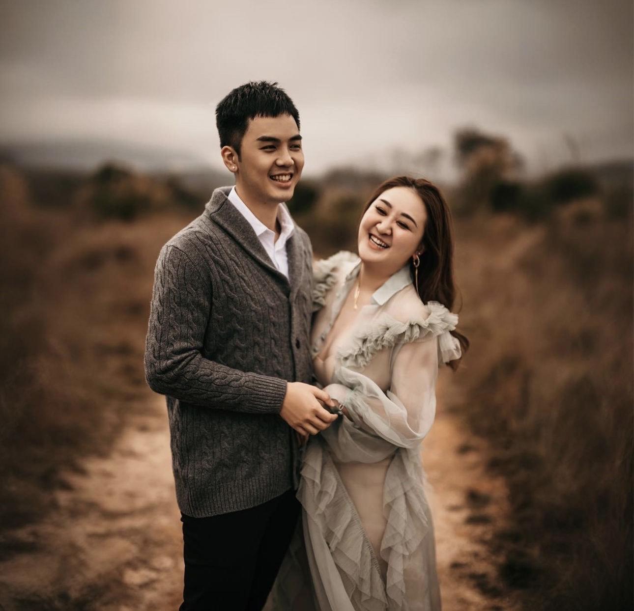 伍富橋與老婆梁兆楹(Shirley)相當恩愛!