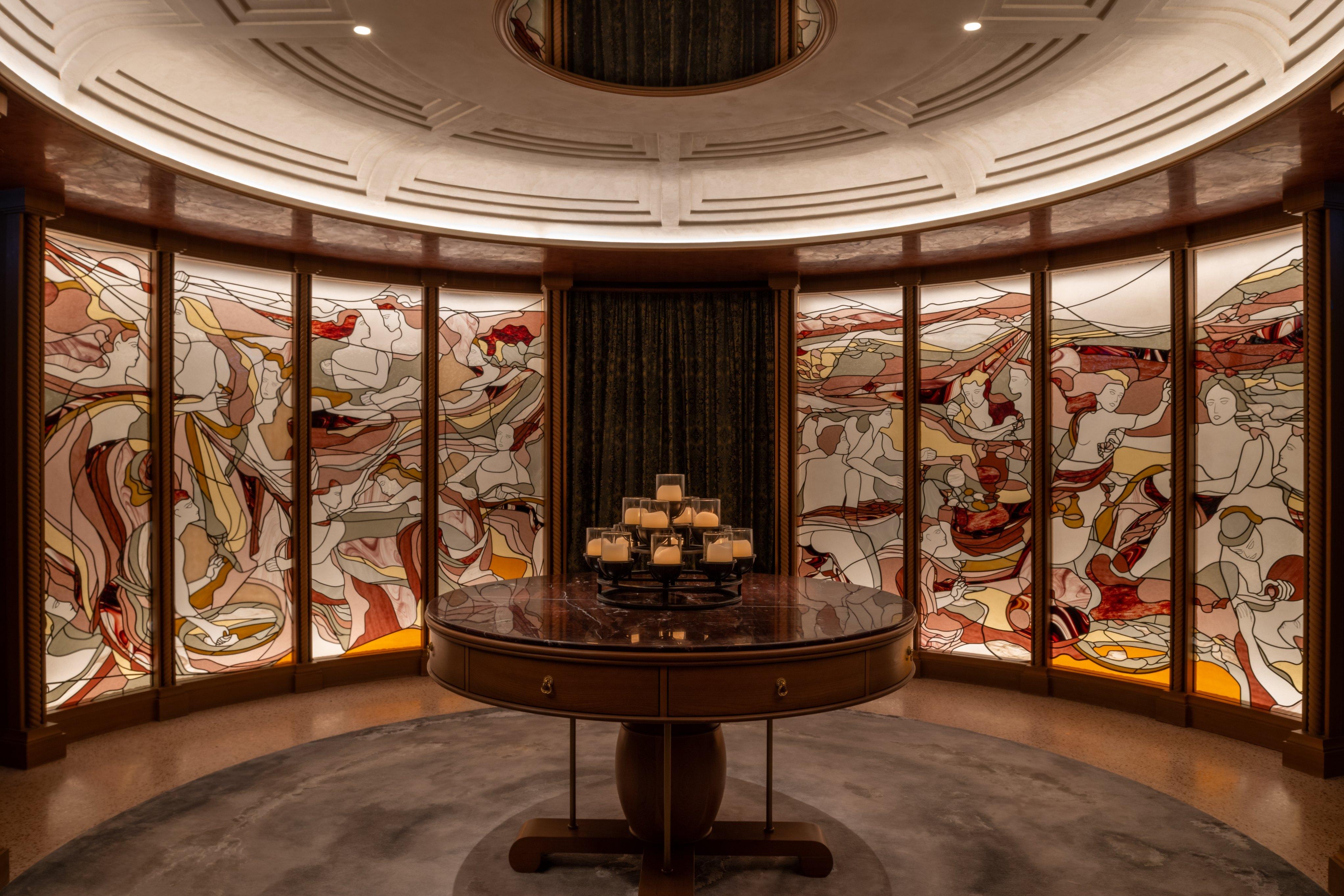 扒房以意大利Tuscany的熱鬧氛圍為設計特色。