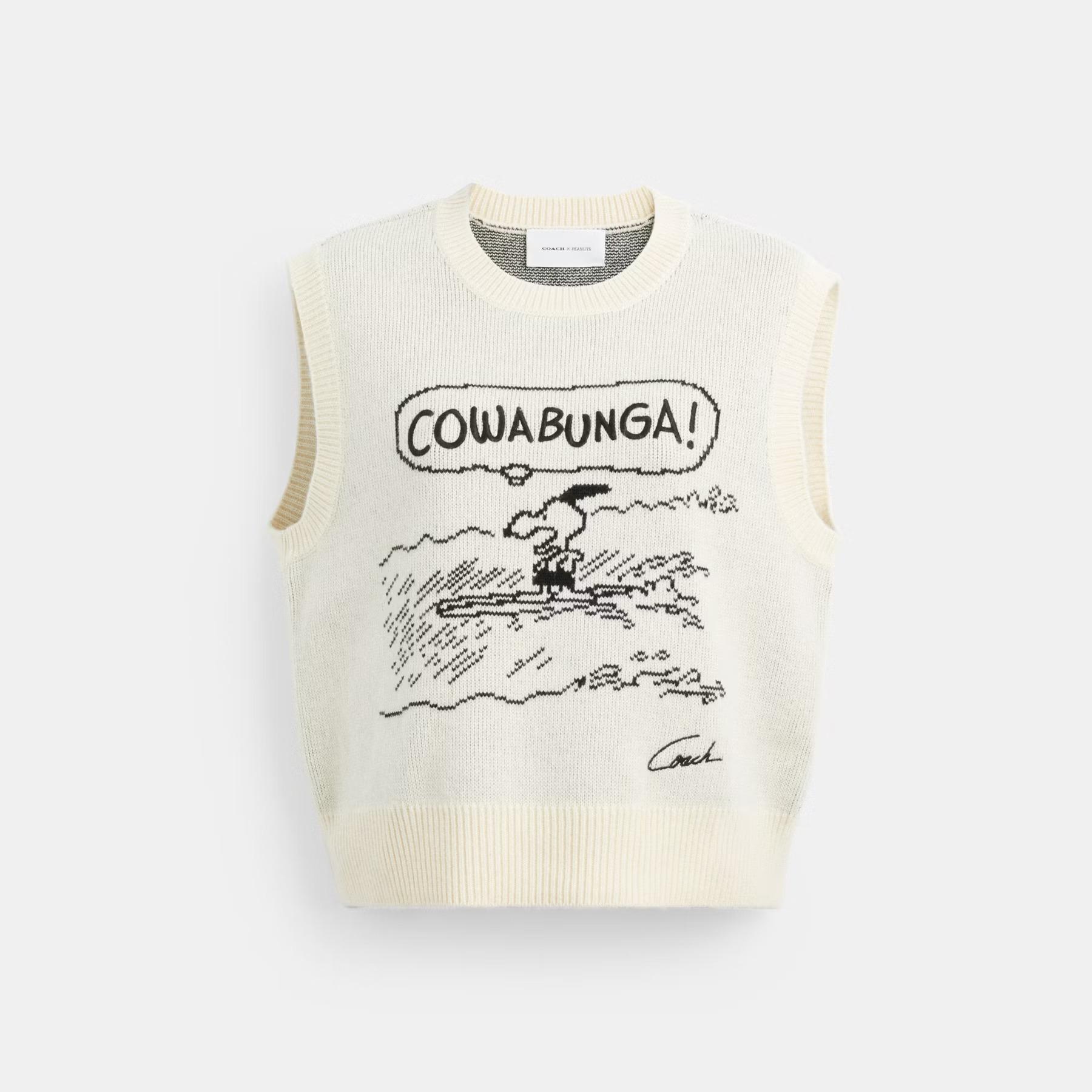 Coach x Peanuts 針織背心 $3,950