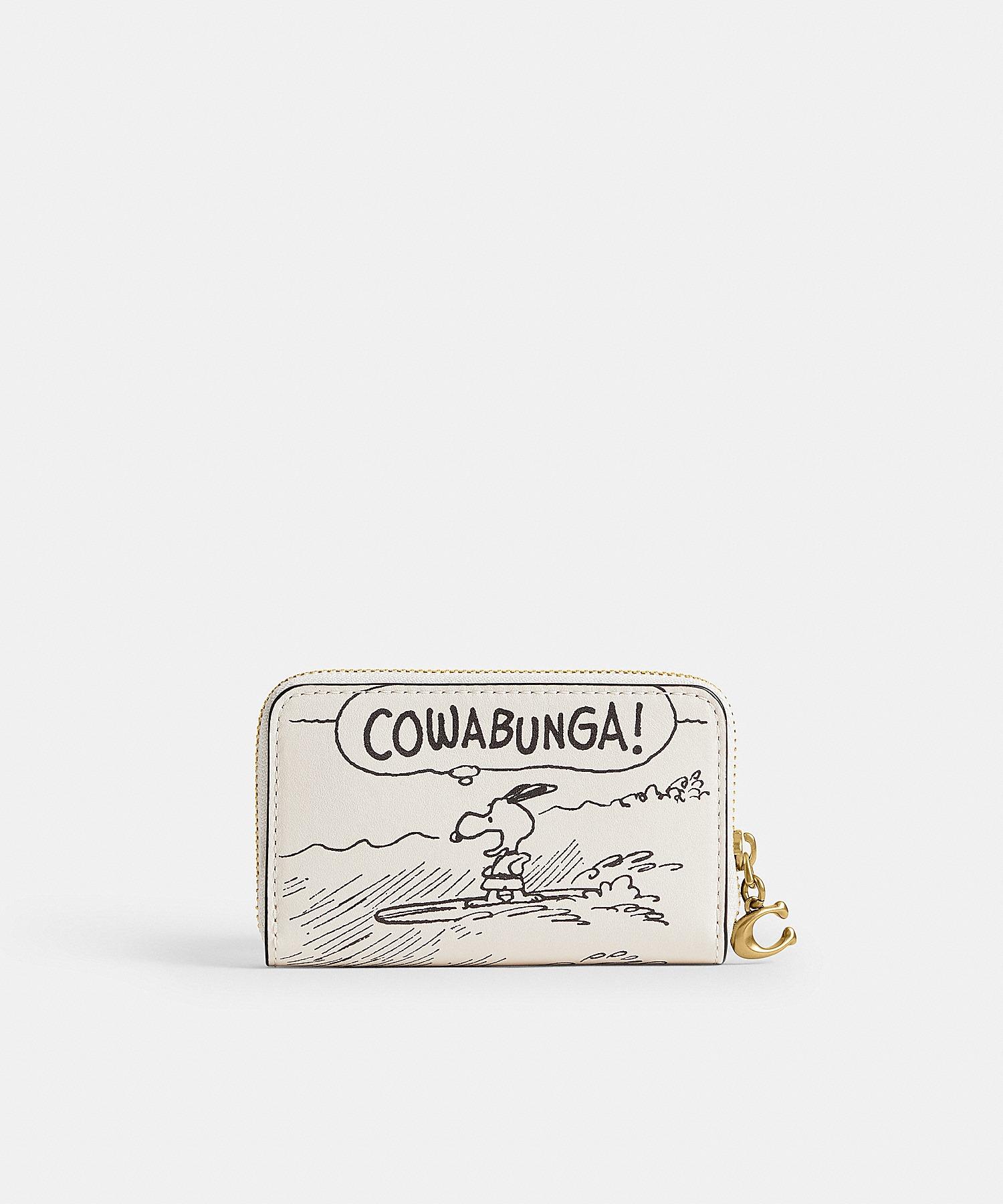 Coach x Peanuts 報紙印花皮夾 $2,100