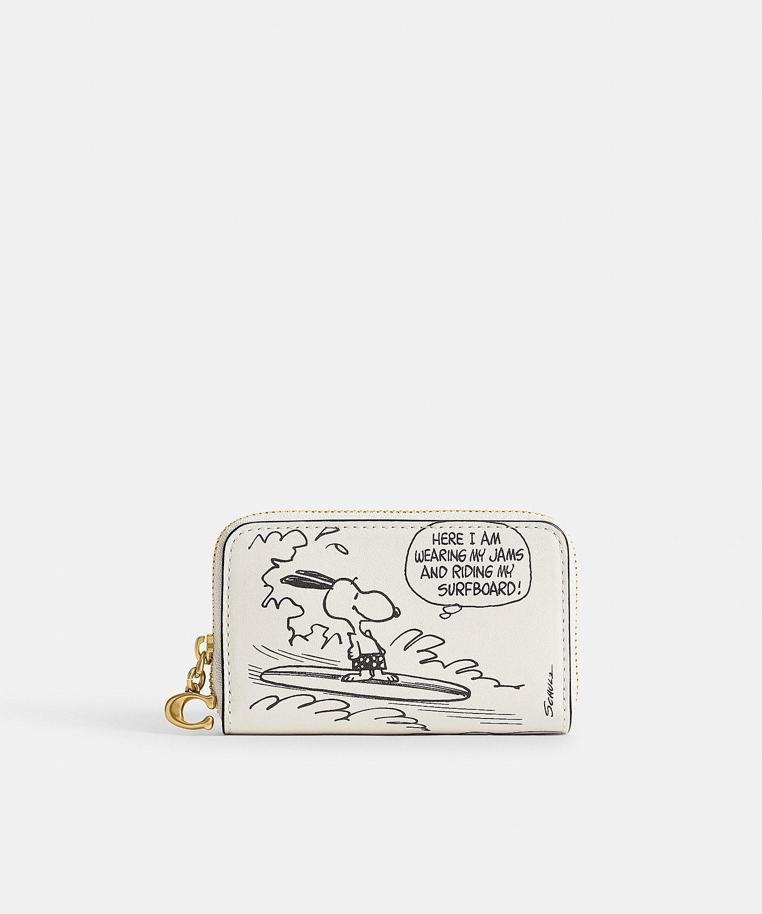 Coach x Peanuts 報紙印花皮夾 $2,100