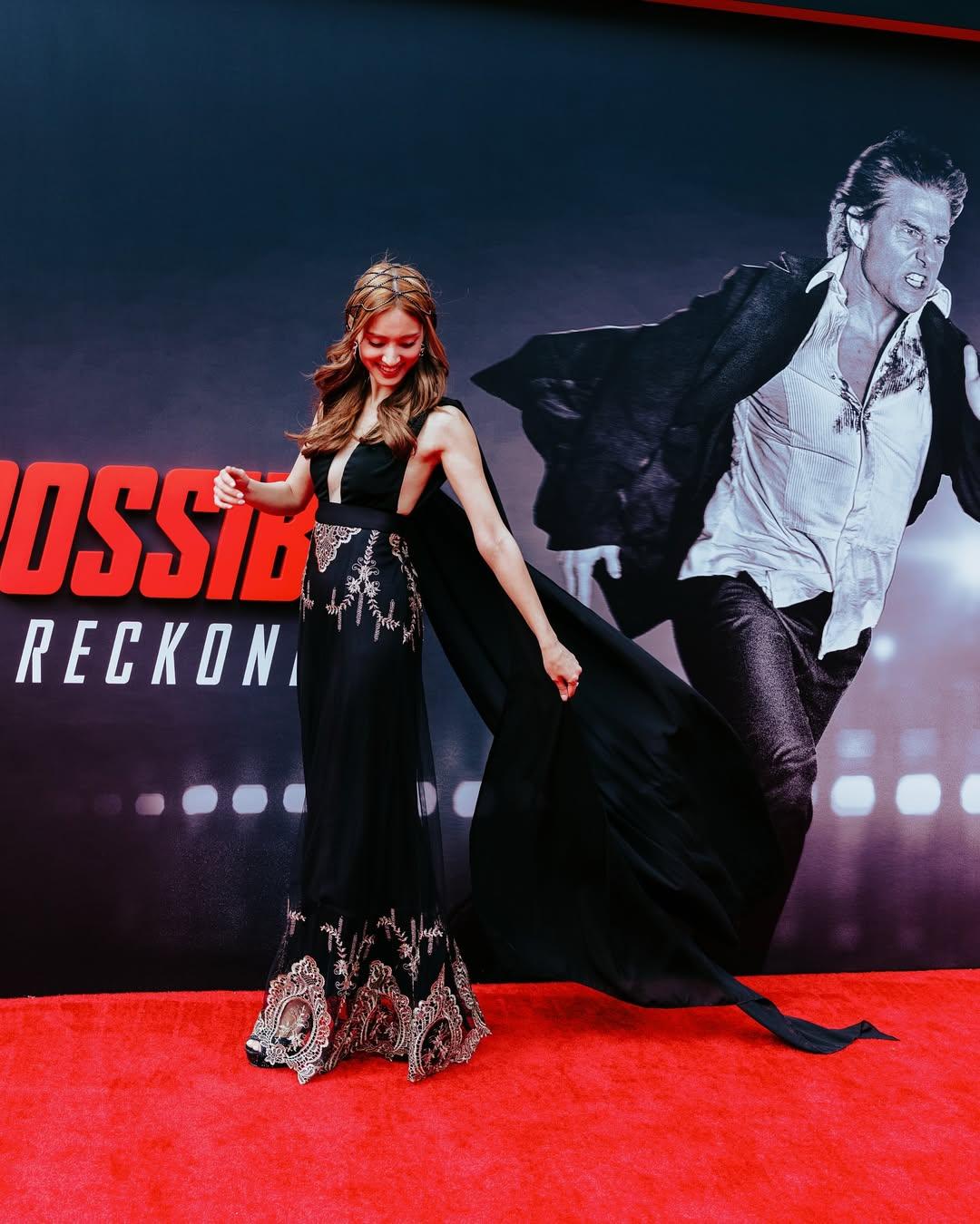 陳凱琳獲邀出席《職業特工隊:最終清算》紐約站的宣傳活動行紅地氈。