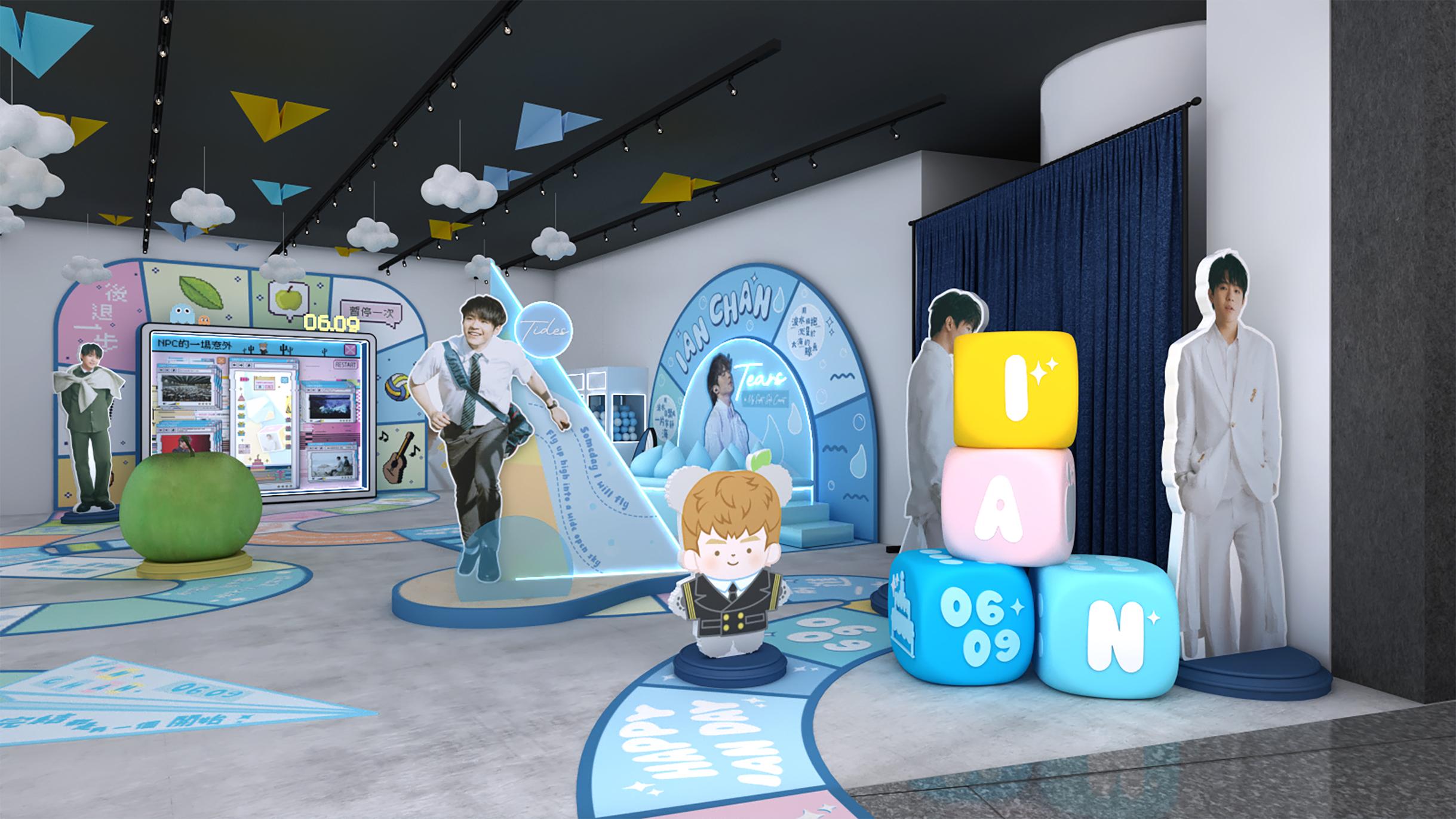 展覽有多個打卡位,供樂迷拍照留念。