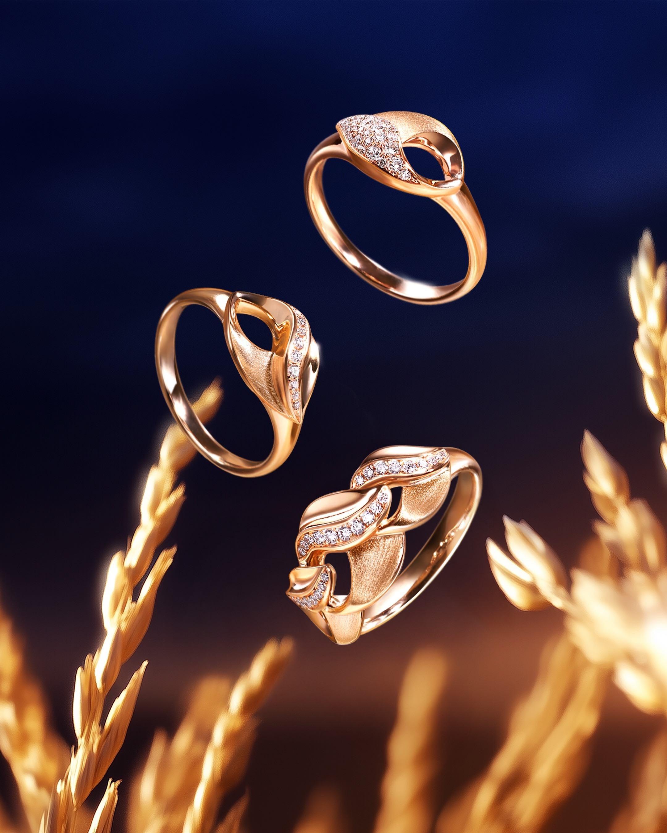 EMPHASIS早前推出全新珠寶BLOOM「盛」系列,將麥穗化為閃爍璀璨的珠寶。