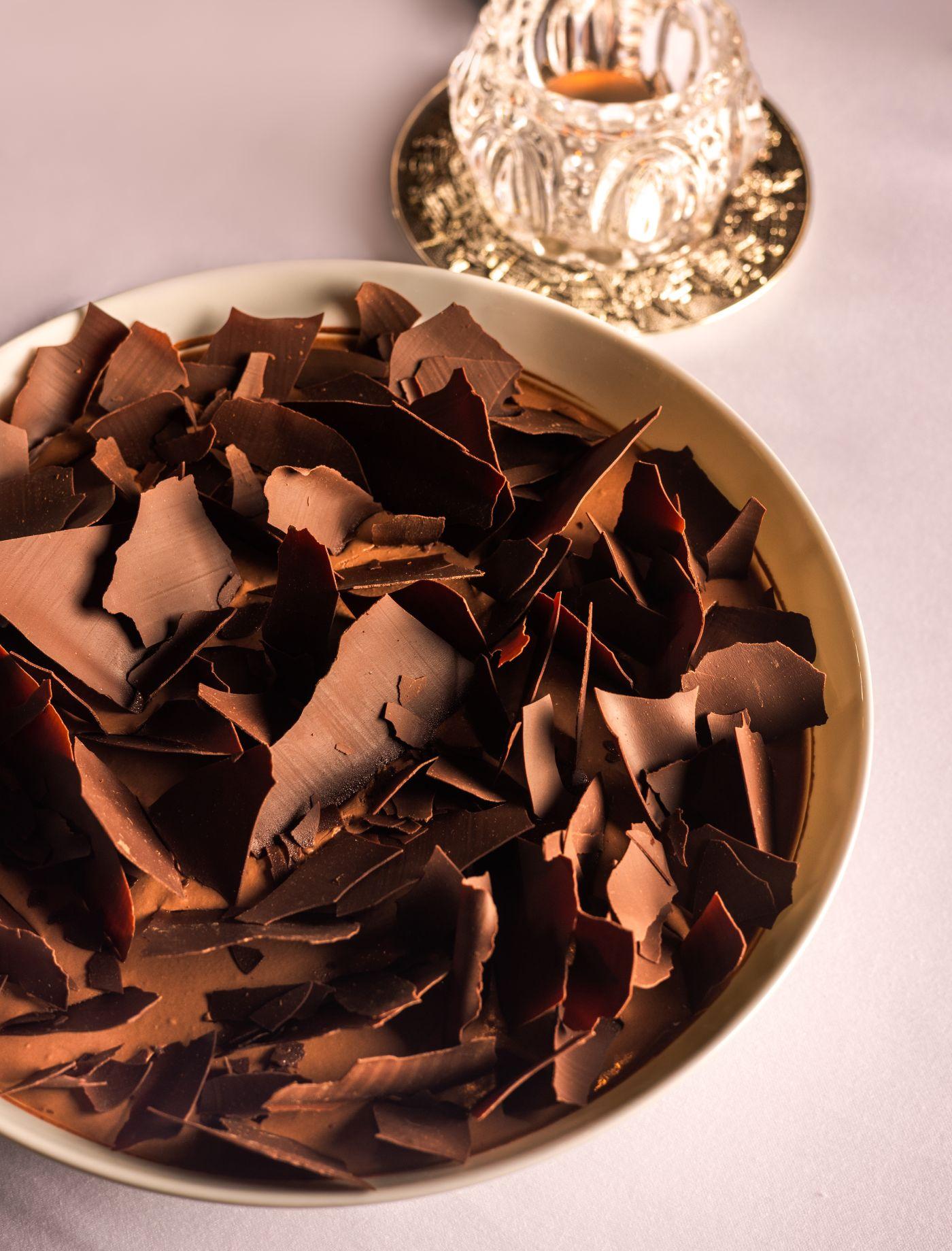 朱古力慕絲($108)80%法國朱古力味特濃又香純,打得幼滑,輕盈不膩。