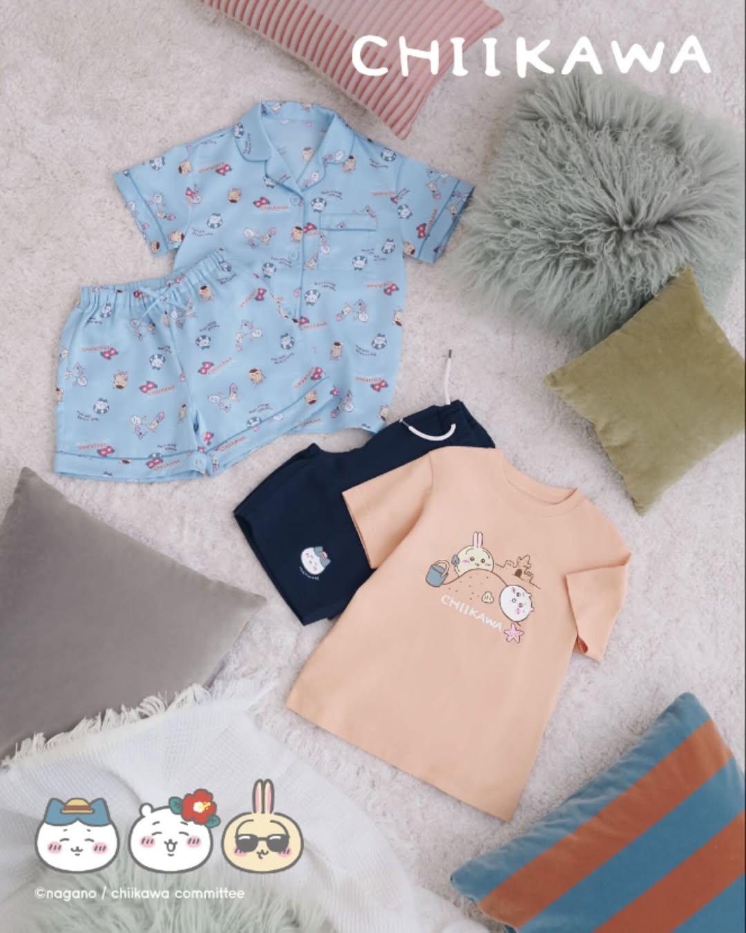 GU再聯乘CHIIKAWA 推男女裝T恤/睡衣/收納袋/網布手袋