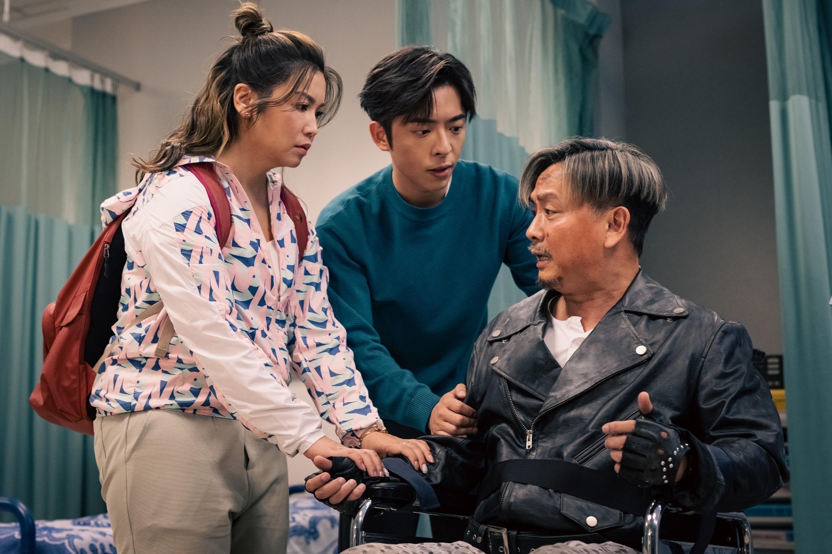 謝君豪、呂爵安和練美娟在《光明大押》合作。