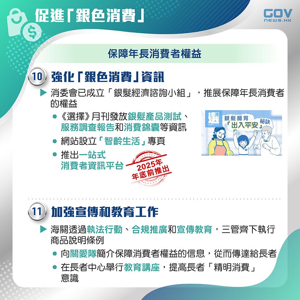 銀髮經濟|保障年長消費者權益。(添馬台)