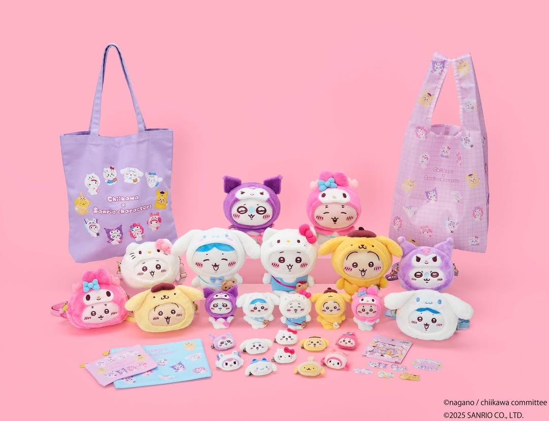 Sanrio重推Chiikawa X Sanrio系列精品!