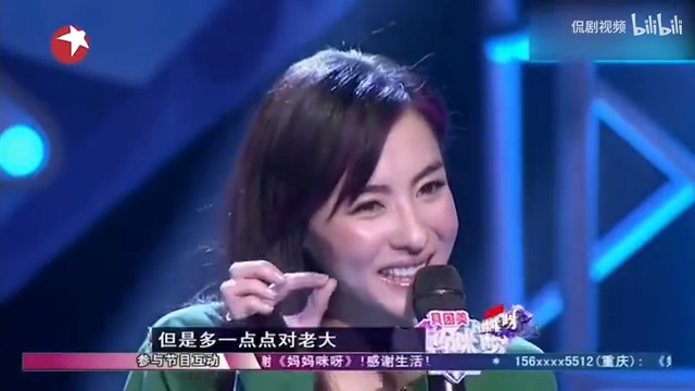 張栢芝表示對Lucas偏心一點。