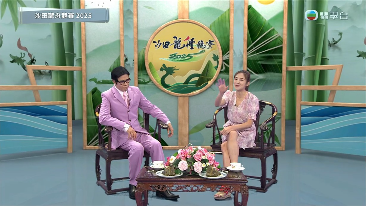 安德尊提起TVB龍舟隊又輸,勞氣埋怨,場面幾搞笑。