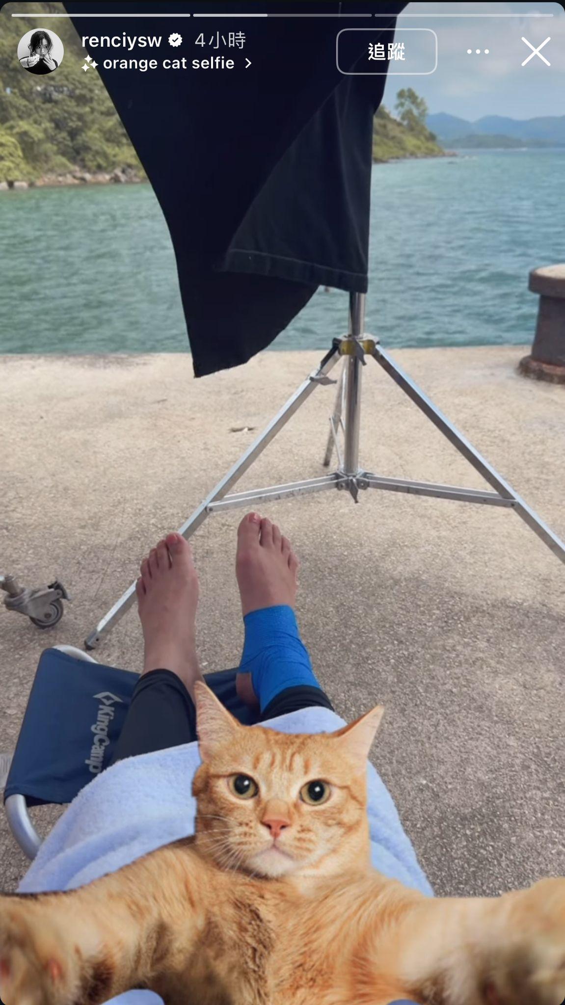 楊偲泳等人連日來在西貢拍攝。