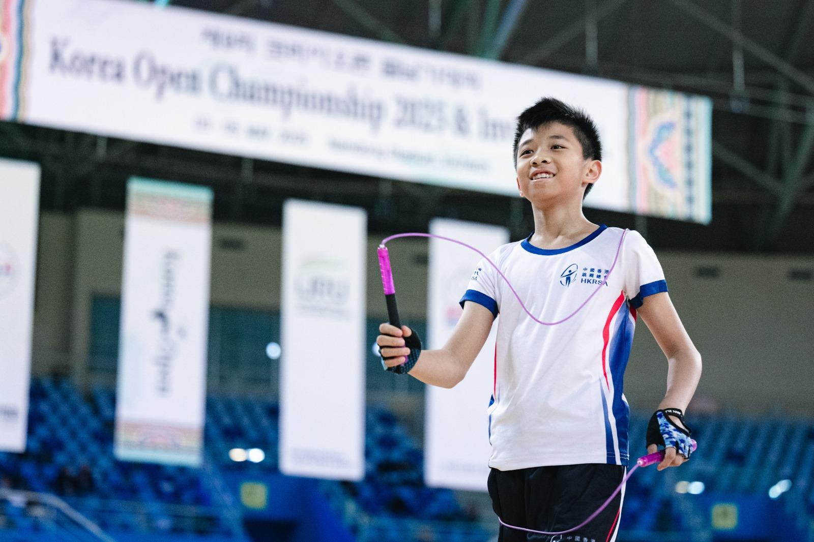 中國香港跳繩總會旗下運動員在韓國公開賽表現出色,獲得多項獎牌。