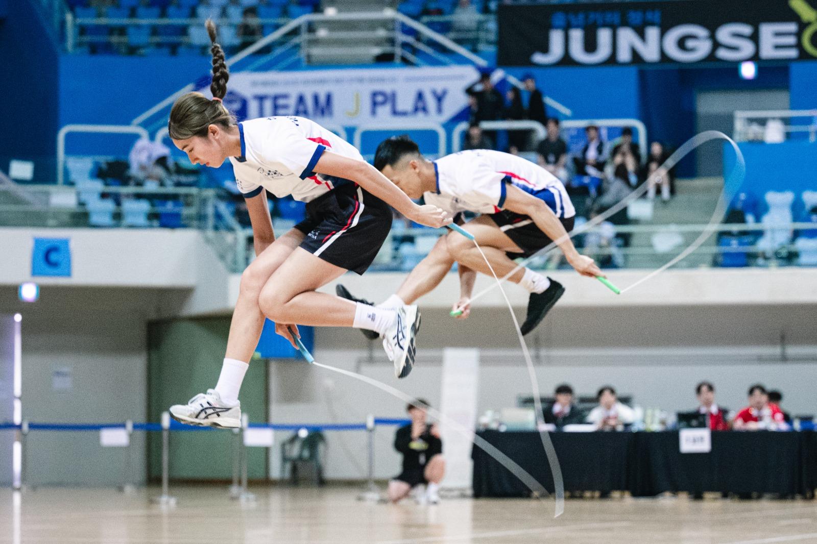 中國香港跳繩總會旗下運動員在韓國公開賽表現出色,獲得多項獎牌。