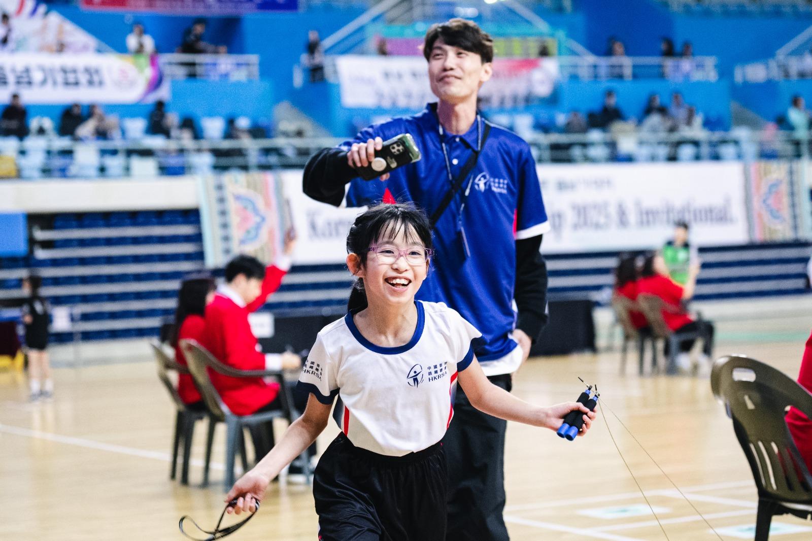 中國香港跳繩總會旗下運動員在韓國公開賽表現出色,獲得多項獎牌。