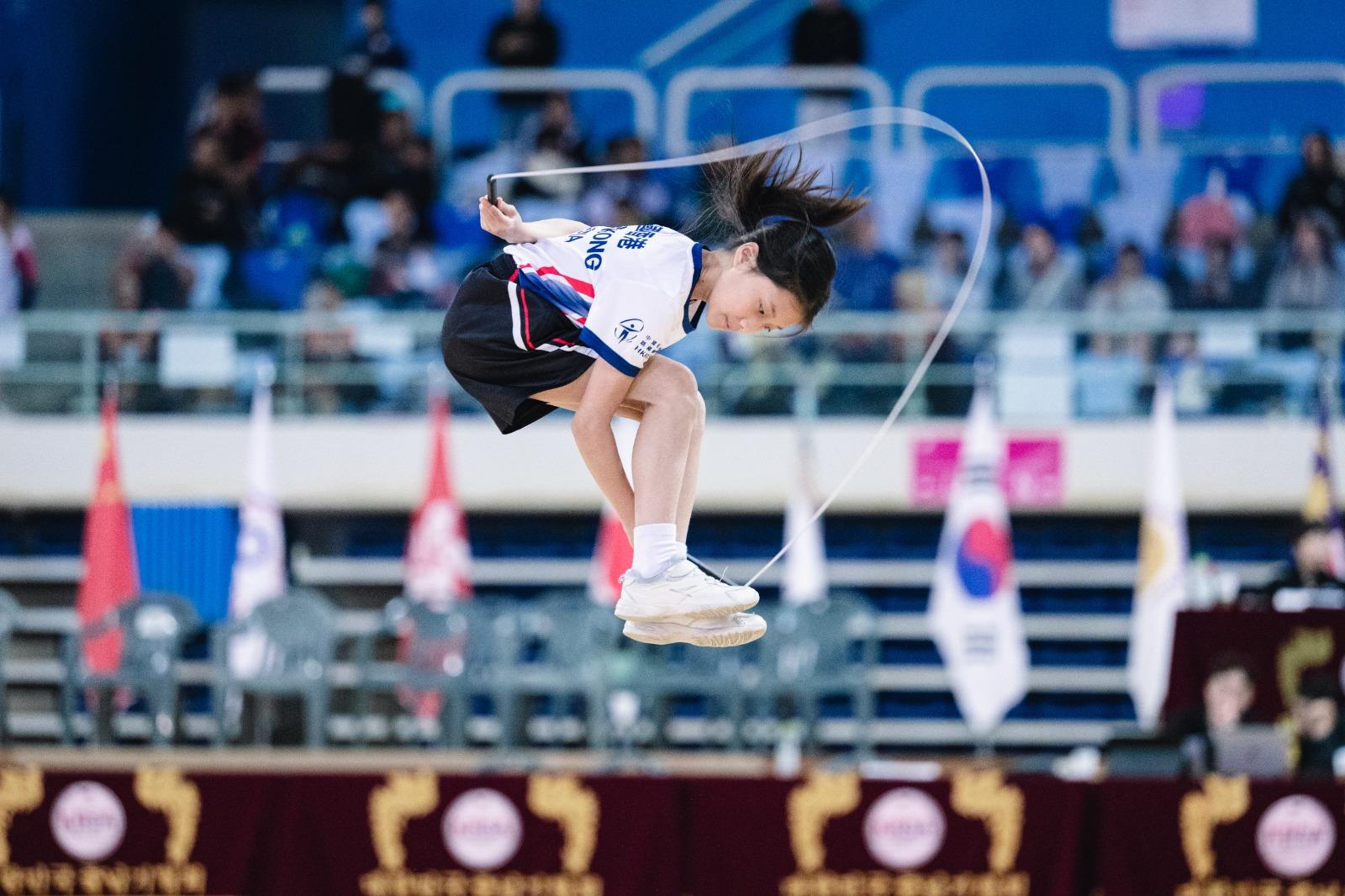 中國香港跳繩總會旗下運動員在韓國公開賽表現出色,掃摘19金13銀20銅。