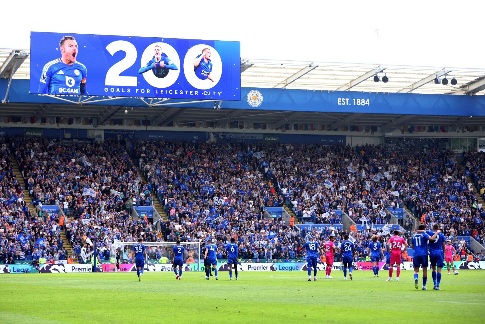 華迪告別李斯特城主場。(路透社)