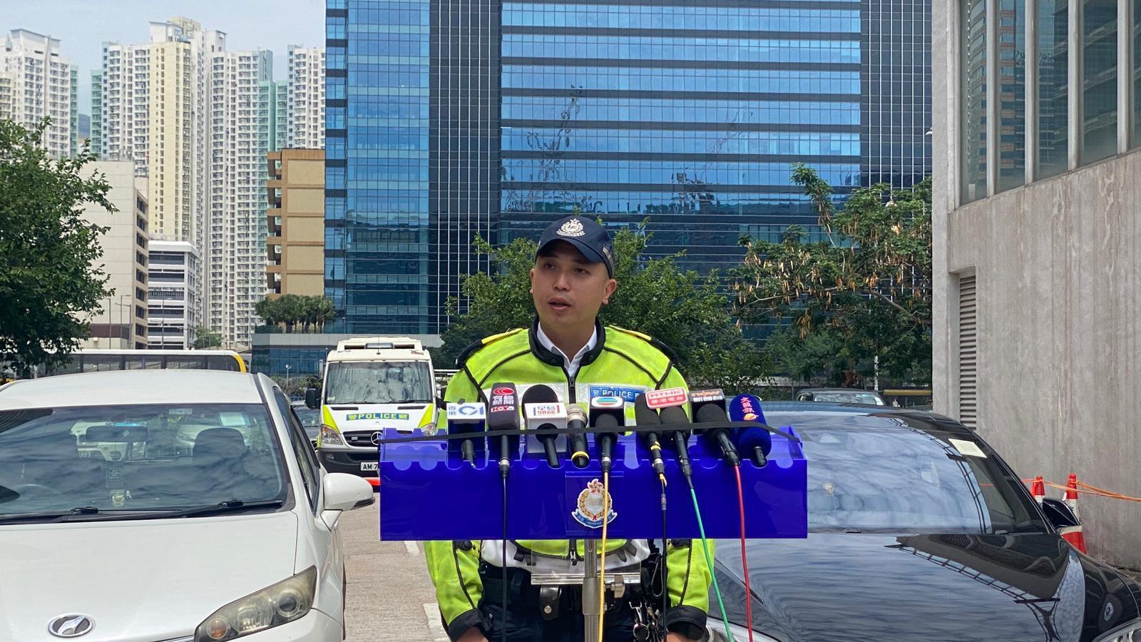 東九龍總區交通部執行及管制組督察何健邦。