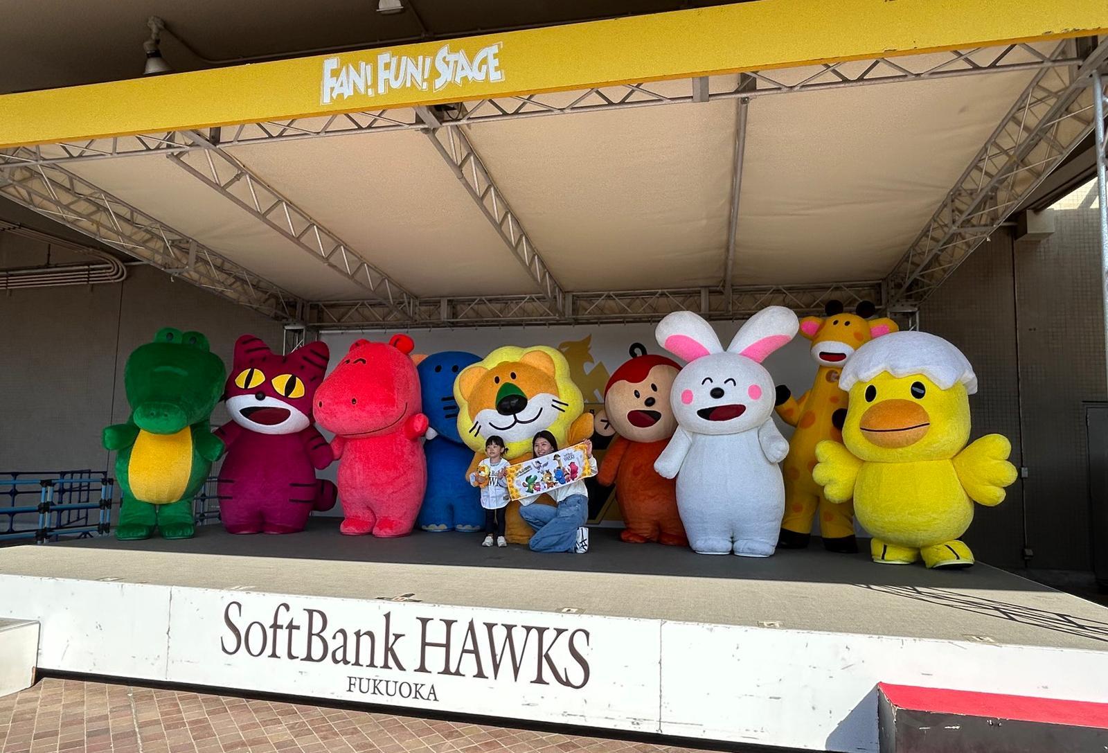 愉快動物餅主角近日四出造勢。