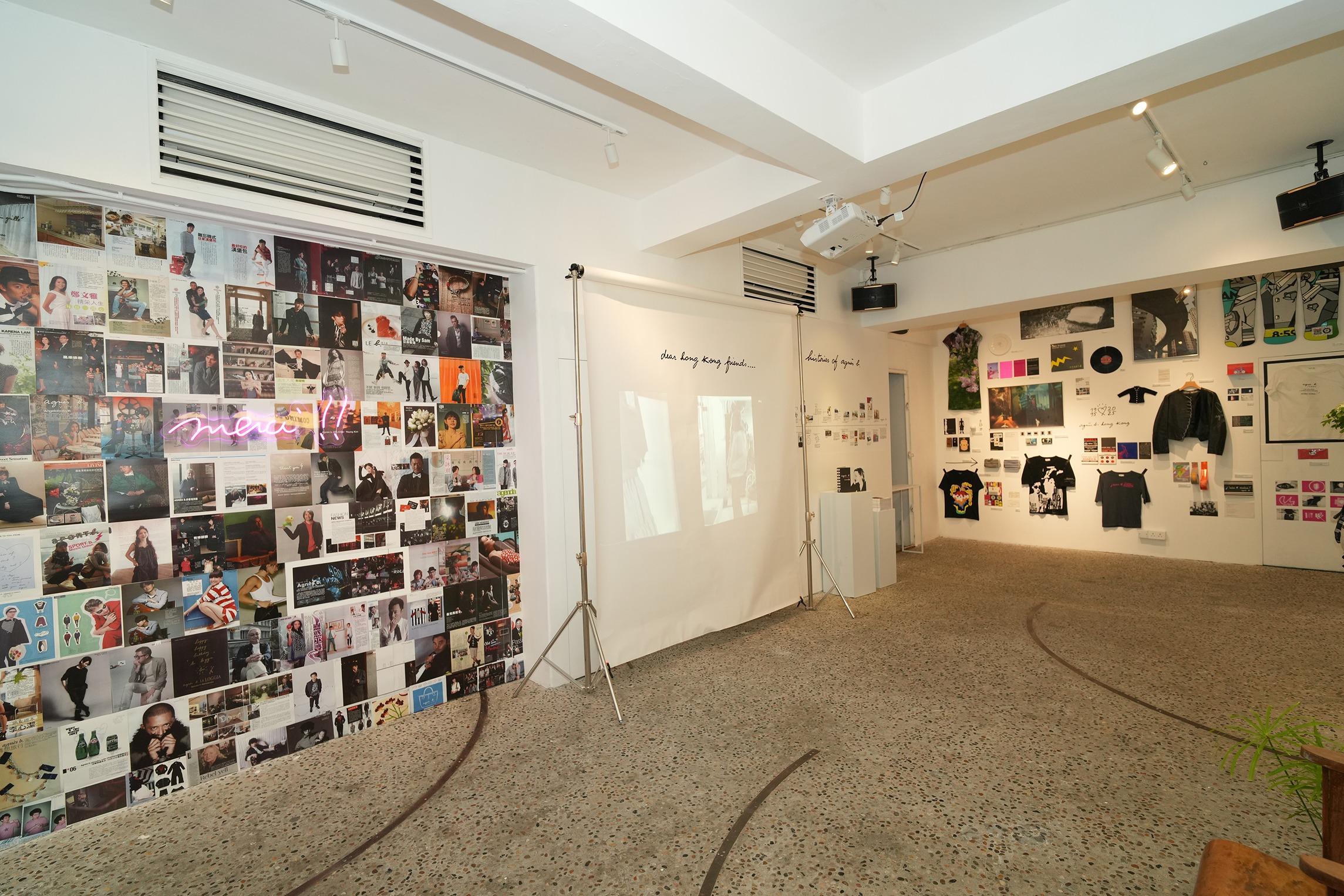 展覽特別打造了一面由歷史照片、雜誌剪報與報導組成的展區