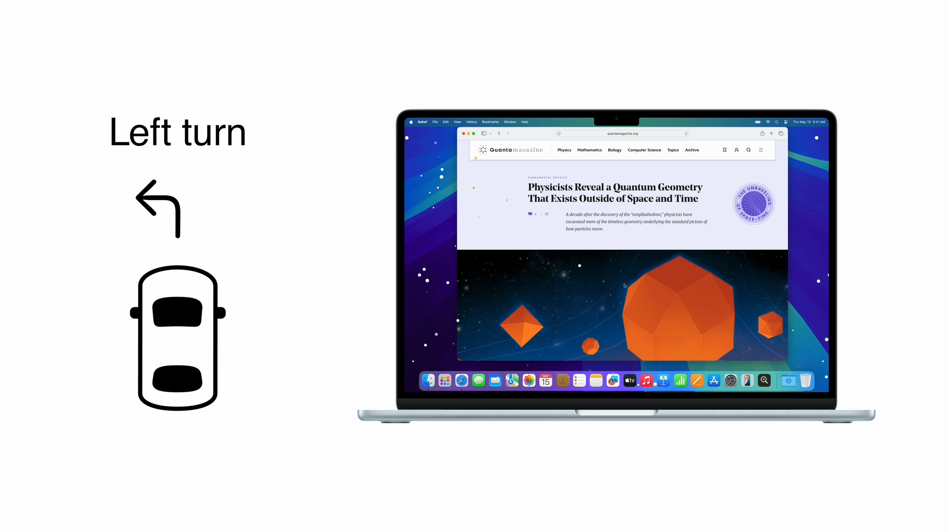 「車輛移動提示」有助減輕車輛行駛期間的動暈症狀,現已於Mac登場。