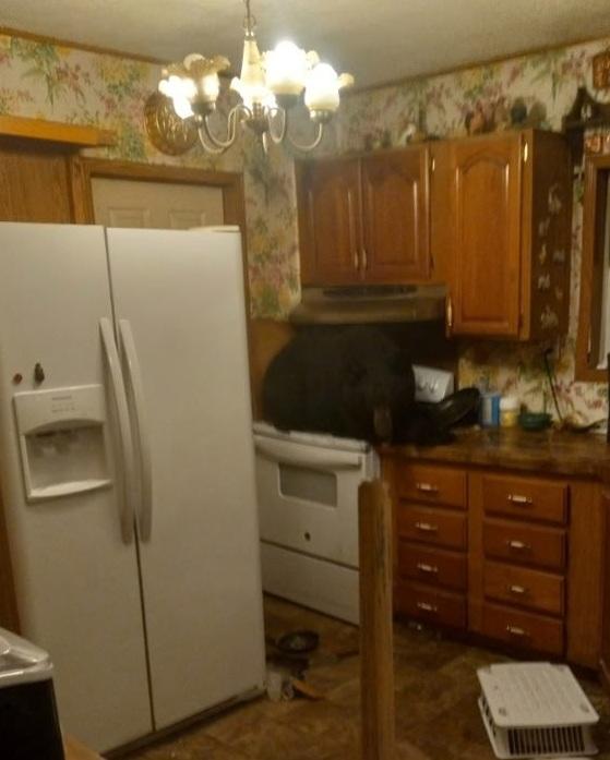 黑熊坐在爐上,沒有郁動。(互聯網)