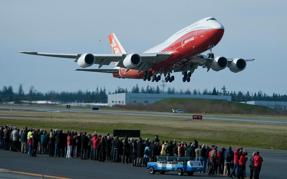 波音747-8巨無霸客機。(互聯網)