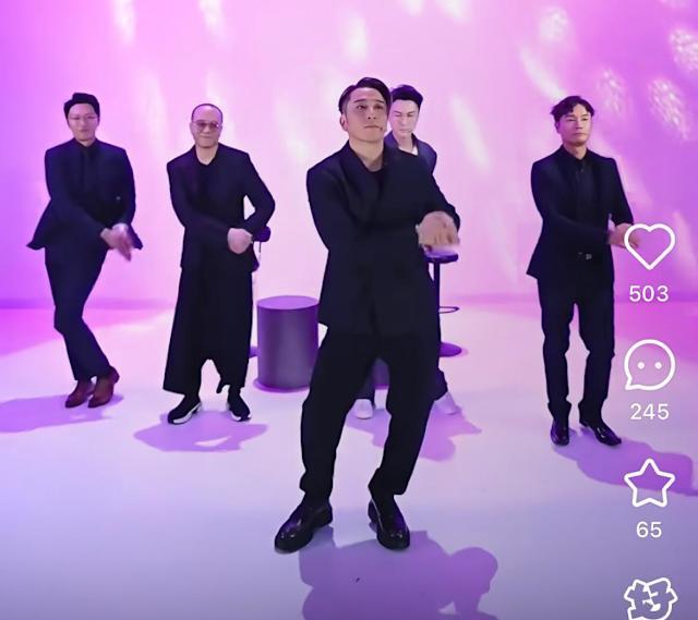 吳卓羲/郭晉安/歐陽震華直播跳《晚安大小姐》 網民感嘆︰虐待中老年人