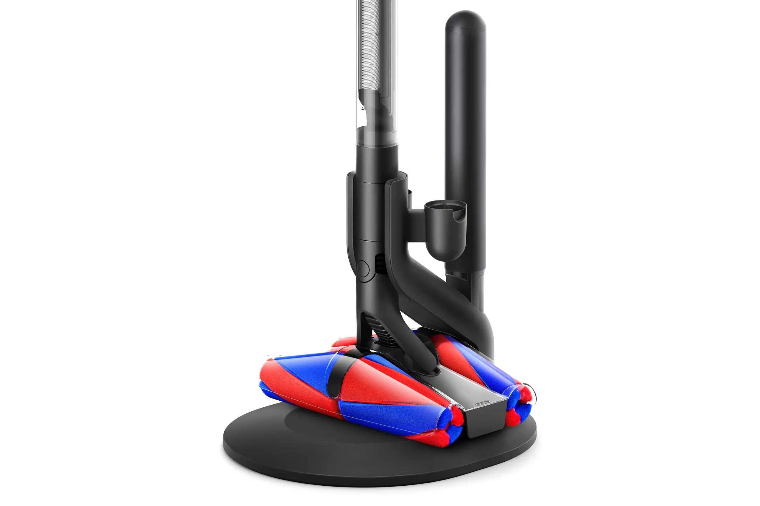 Dyson PencilVac設有磁吸式充電座。