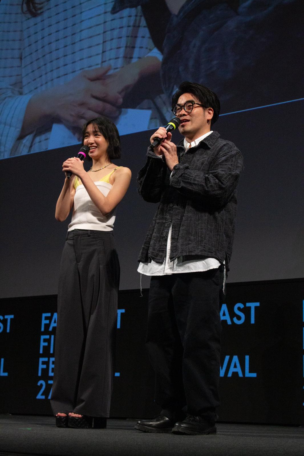 《久別重逢》成為電影節的一大亮點,主演許恩怡與導演梁禮彥代表出席。