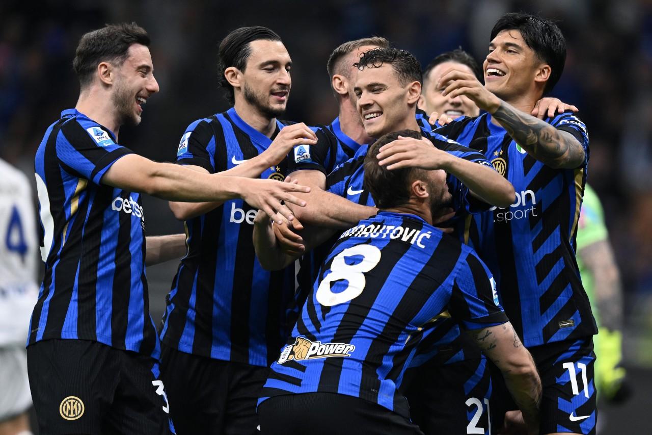 國際米蘭將主場迎戰拉素,力爭意甲及歐聯雙冠王。 (Image Photo Agency via Getty Images)