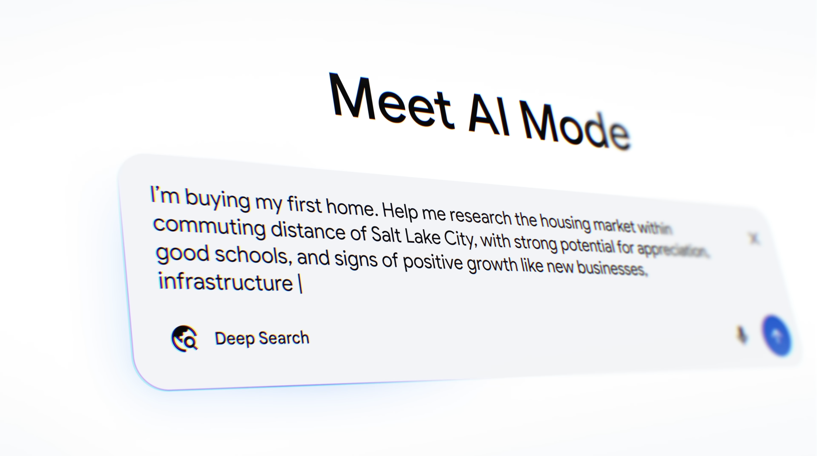 用家可各AI Mode提出更長及更複雜的提問。