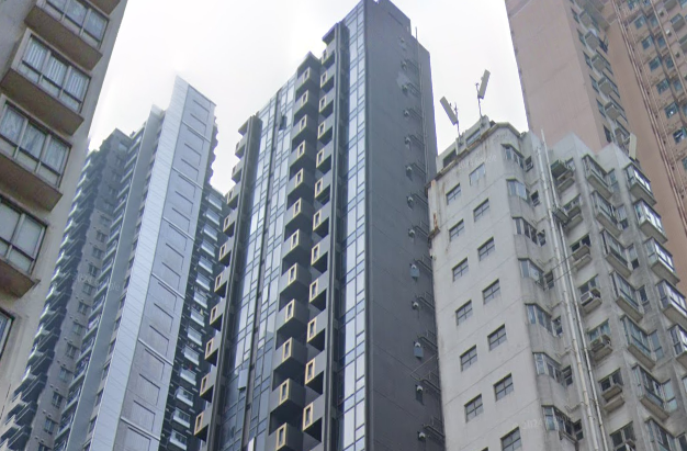 深水埗單幢半新樓海珀,中層開放式戶以每月1.36萬元租出,呎租48元。