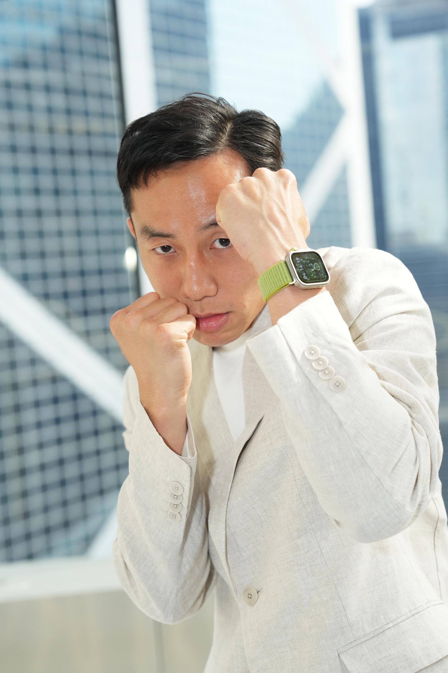 拳擊運動員「神奇小子」曹星如。