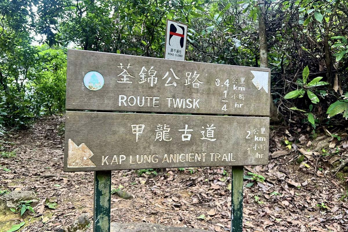 羅淑佩行山路線包括甲龍古道。(羅淑佩FB)