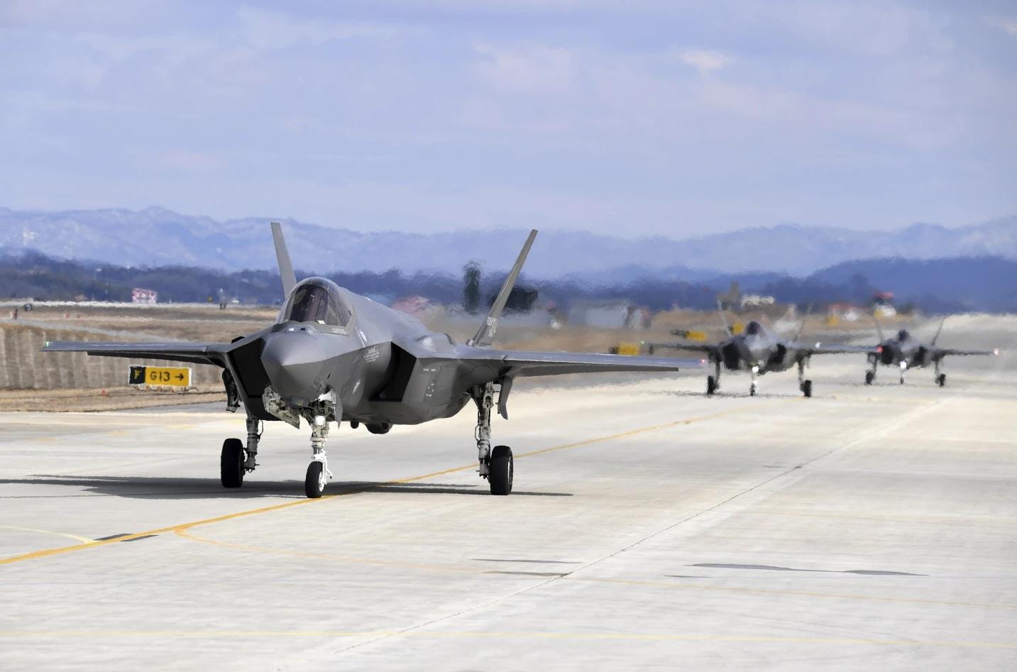 清州南韓空軍基地戰機升降。(資料圖片)
