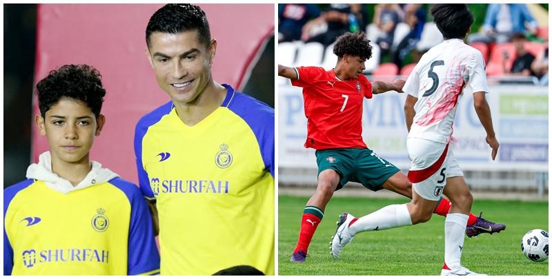 葡萄牙球星C朗拿度(Cristiano Ronaldo)的14歲大仔「小C朗」(Cristiano Ronaldo Jr)周二(13日)首次出戰國際賽,代表葡萄牙U15在克羅地亞出戰馬高域青年錦標賽,上陣對日本U15。