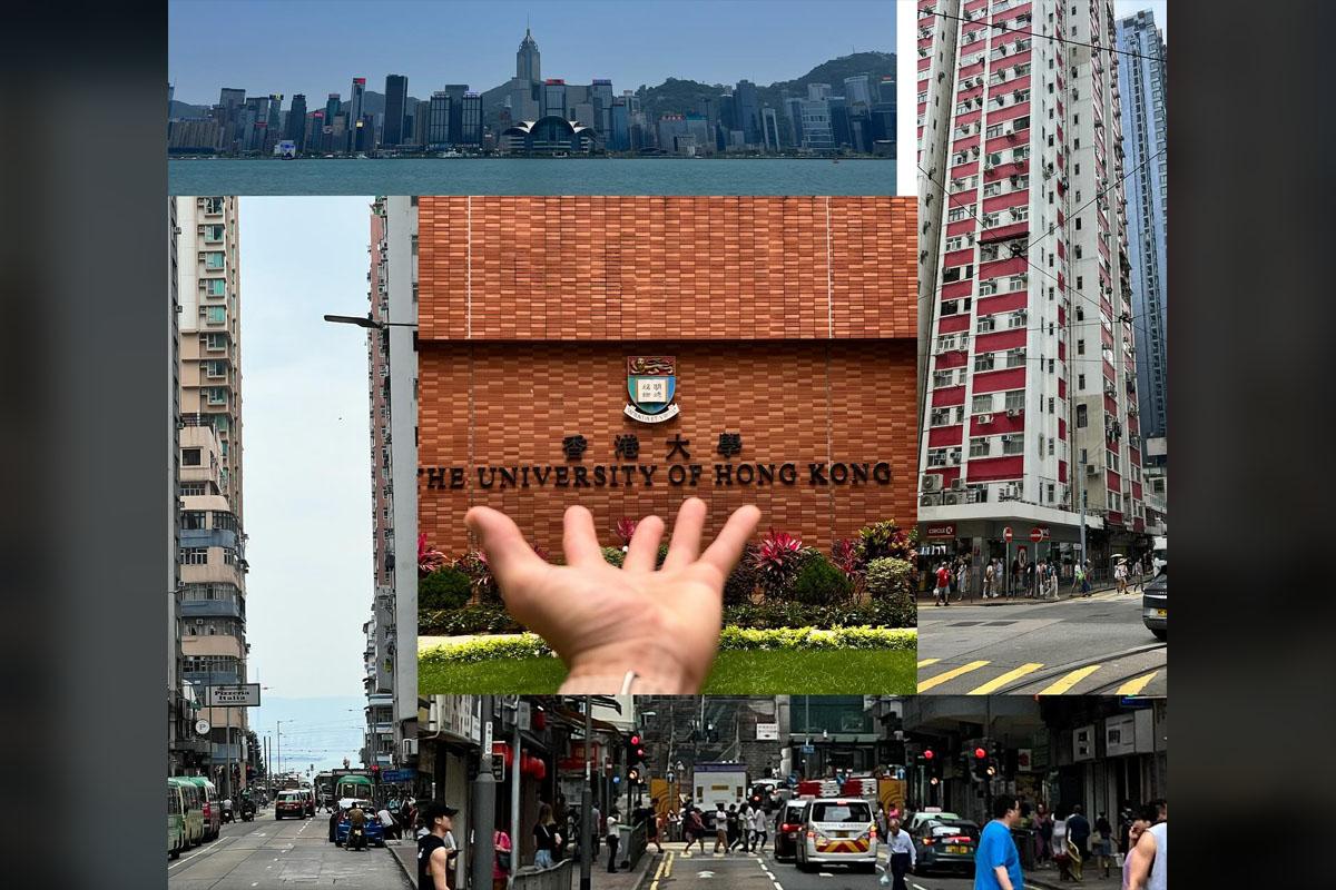 台男上載「快閃」遊香港時到過的景點照片。(Threads圖片)