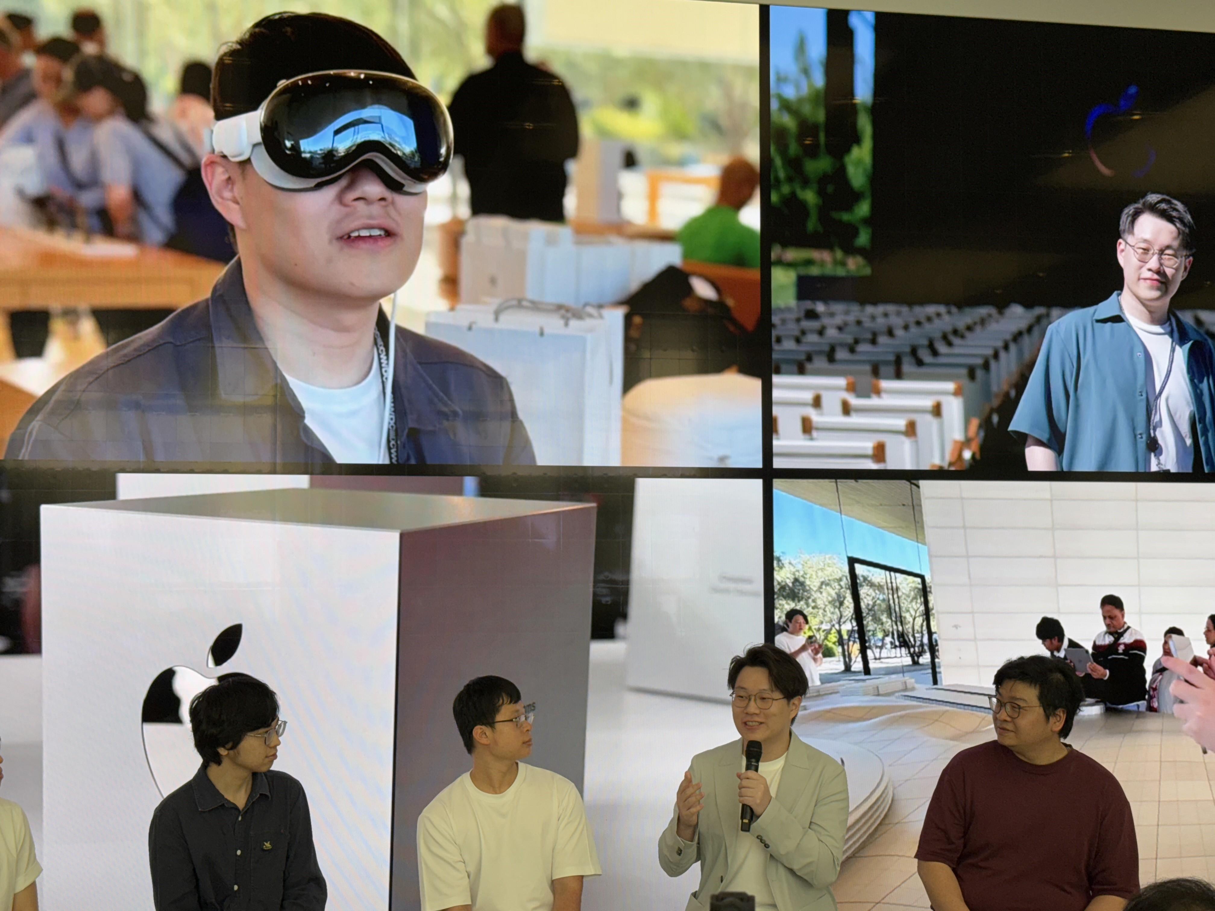 馬寶軒分享了去年前往Apple Park參加WWDC的經驗。