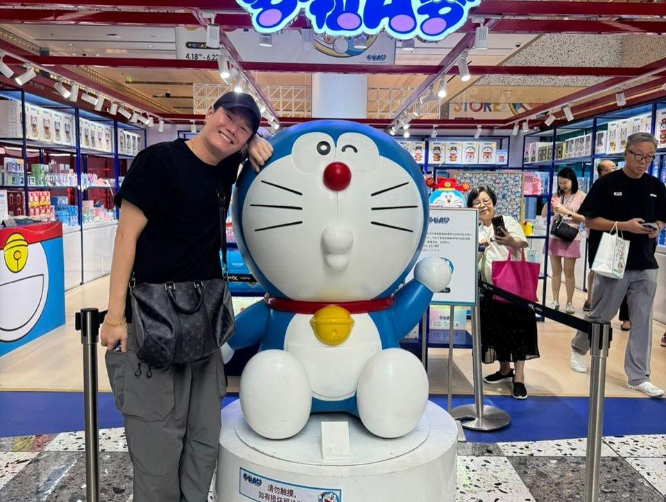 張與辰最愛的動漫人物,就是多啦A夢。