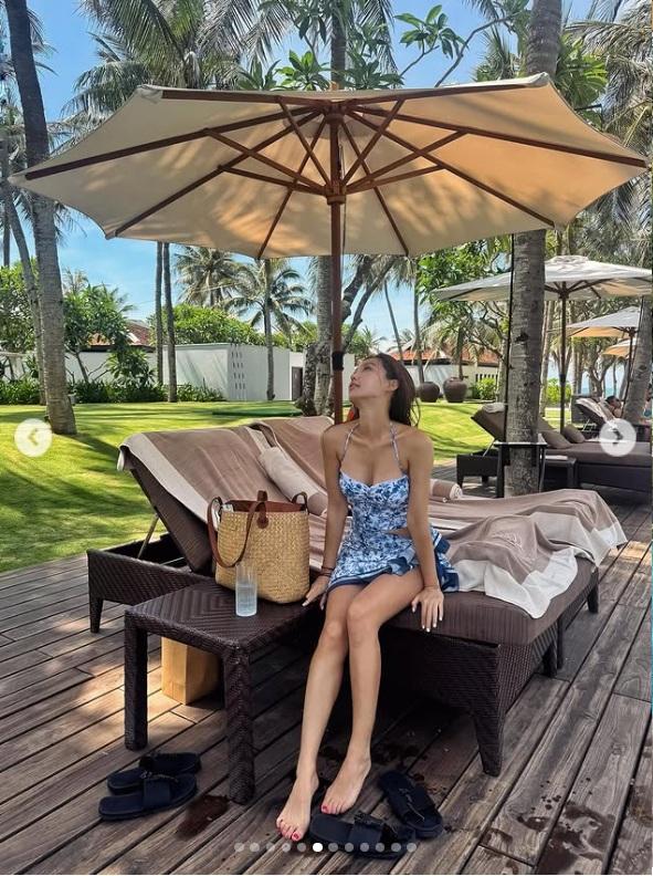 金希庭大騷美好身材。